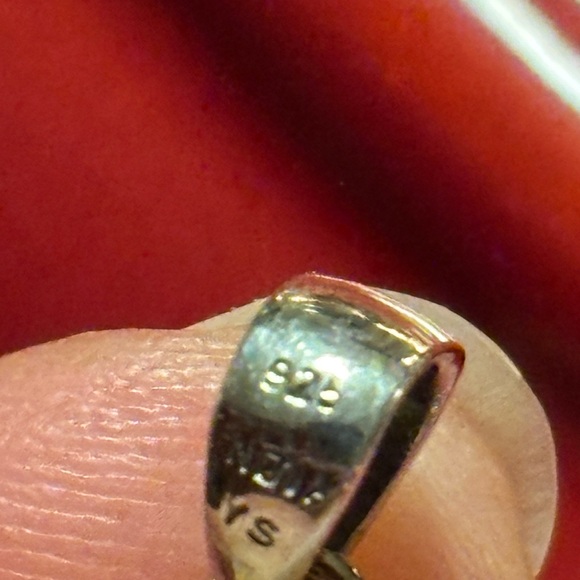 🍃 Sterling Dragonfly & Tiger Eye Pendant 🌱 - Picture 9 of 10